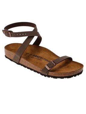 Birkenstock Daloa DWomen’s Brown Ankle-Strap Sandal